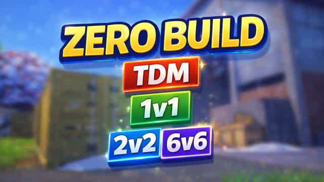 [6v6] Zero Build TDM — Fortnite Creative map cover art