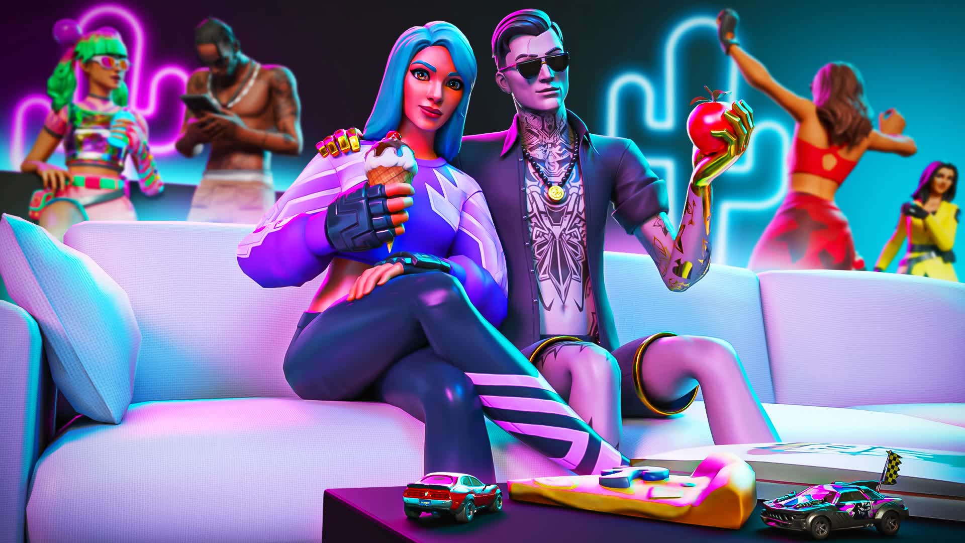 🎉VIBE HOUSE OG - ROLEPLAY AND PARTY🎄 — Fortnite Creative map