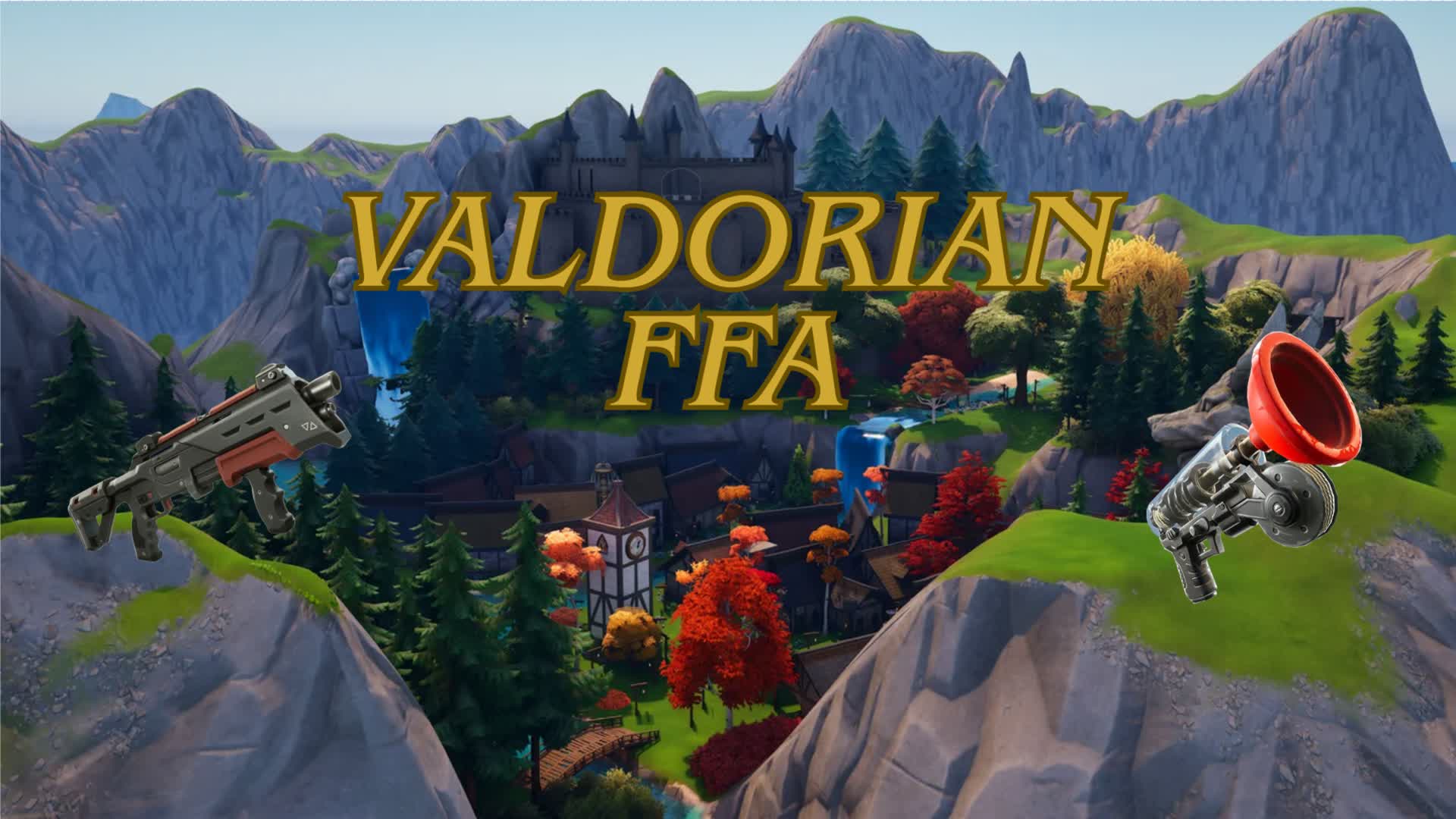 ⛰️Valdorian FFA🏰 — Fortnite Creative map