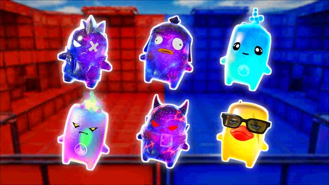 RED VS BLUE METEOR JOLT 🔴🔵 — Fortnite Creative map cover art