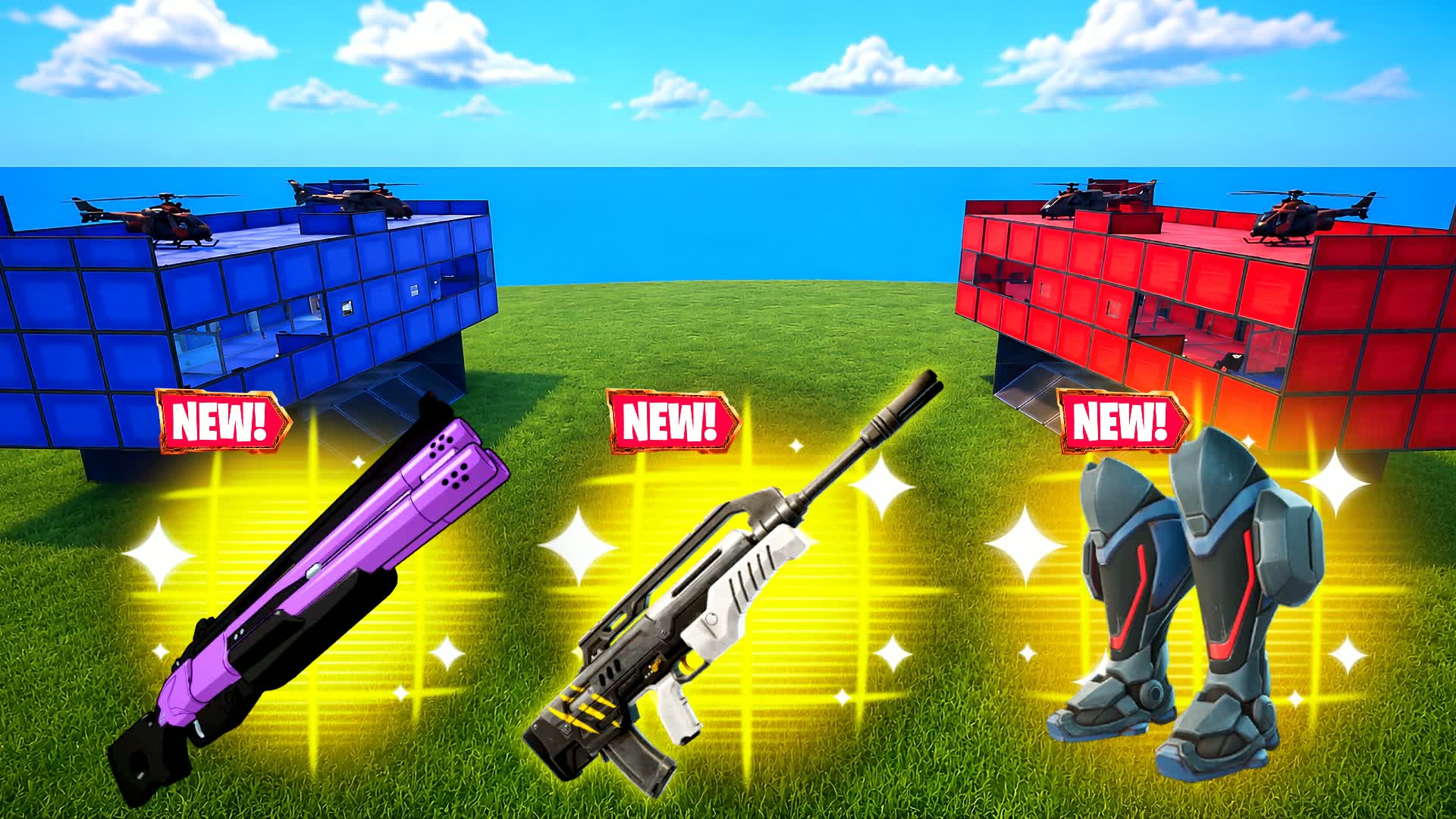⚔️REALISTIC TEAM COMBAT 🔴🔵[SUPER] — Fortnite Creative map