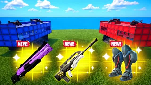 ⚔️REALISTIC TEAM COMBAT 🔴🔵[SUPER] — Fortnite Creative map