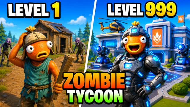 ZOMBIE TYCOON APOCALYPSE 🧟 — Fortnite Creative map cover art