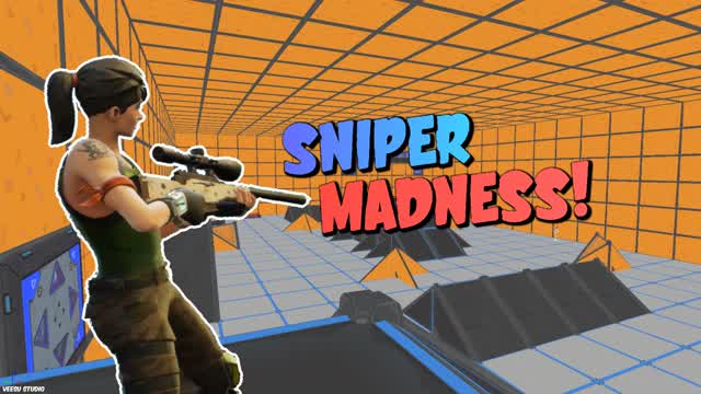 SNIPER MADNESS! — Fortnite Creative map cover art