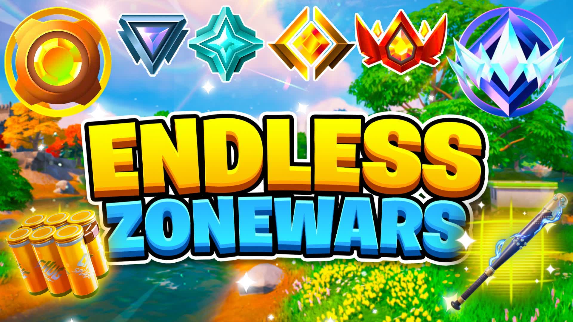 Endless Zone Wars Ranked [SOLO]🏆 — Fortnite Creative map