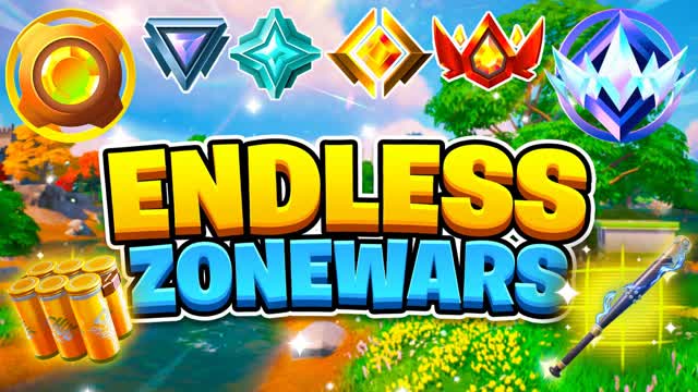 Endless Zone Wars Ranked [SOLO]🏆 — Fortnite Creative map cover art