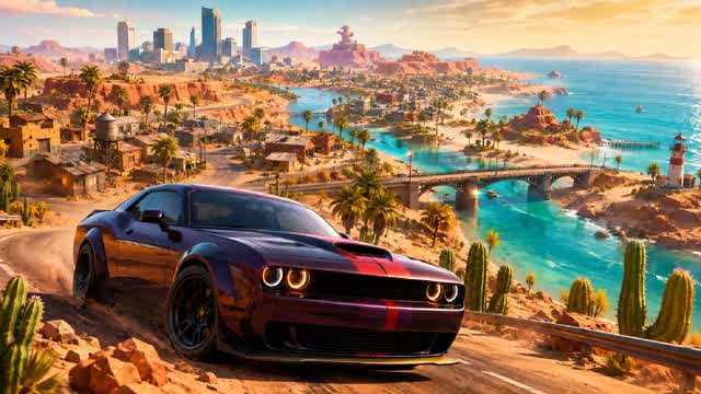 🚗DESERT DRIVE🌄 — Fortnite Creative map