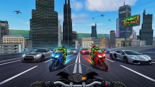 TMNT - CITY RACE — Fortnite Creative map