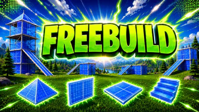 FREEBUILD UNLIMITED 1V1V1 — Fortnite Creative map cover art