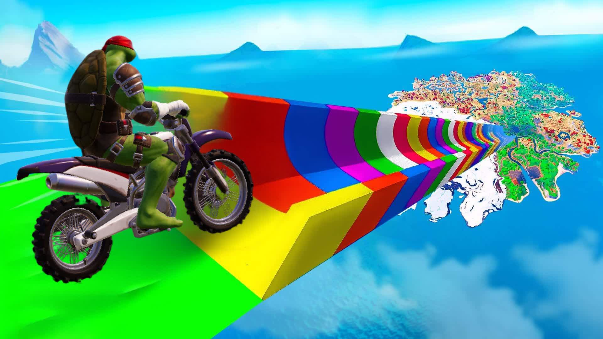 🚗 CAR GAME 🕹️ TMNT DRIVING — Fortnite Creative map
