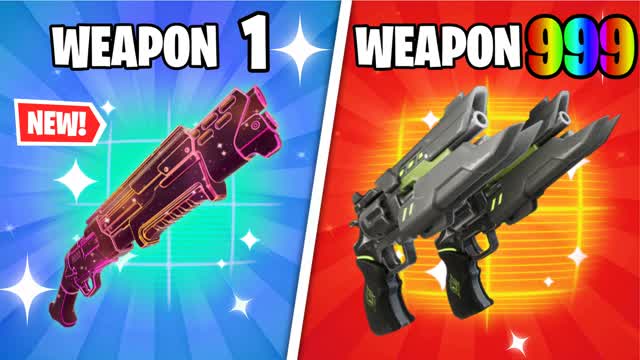 Tilted Gun Game — Fortnite Creative map cover art