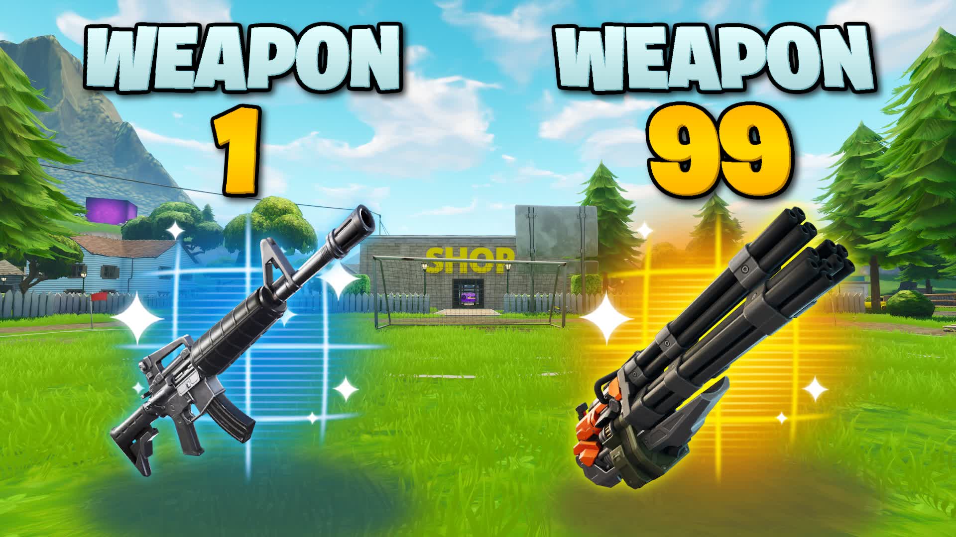 Pleasant Gun Game🎯 — Fortnite Creative map