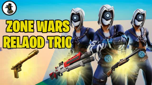 ZONE WARS RELOAD TRIO P7 — Fortnite Creative map