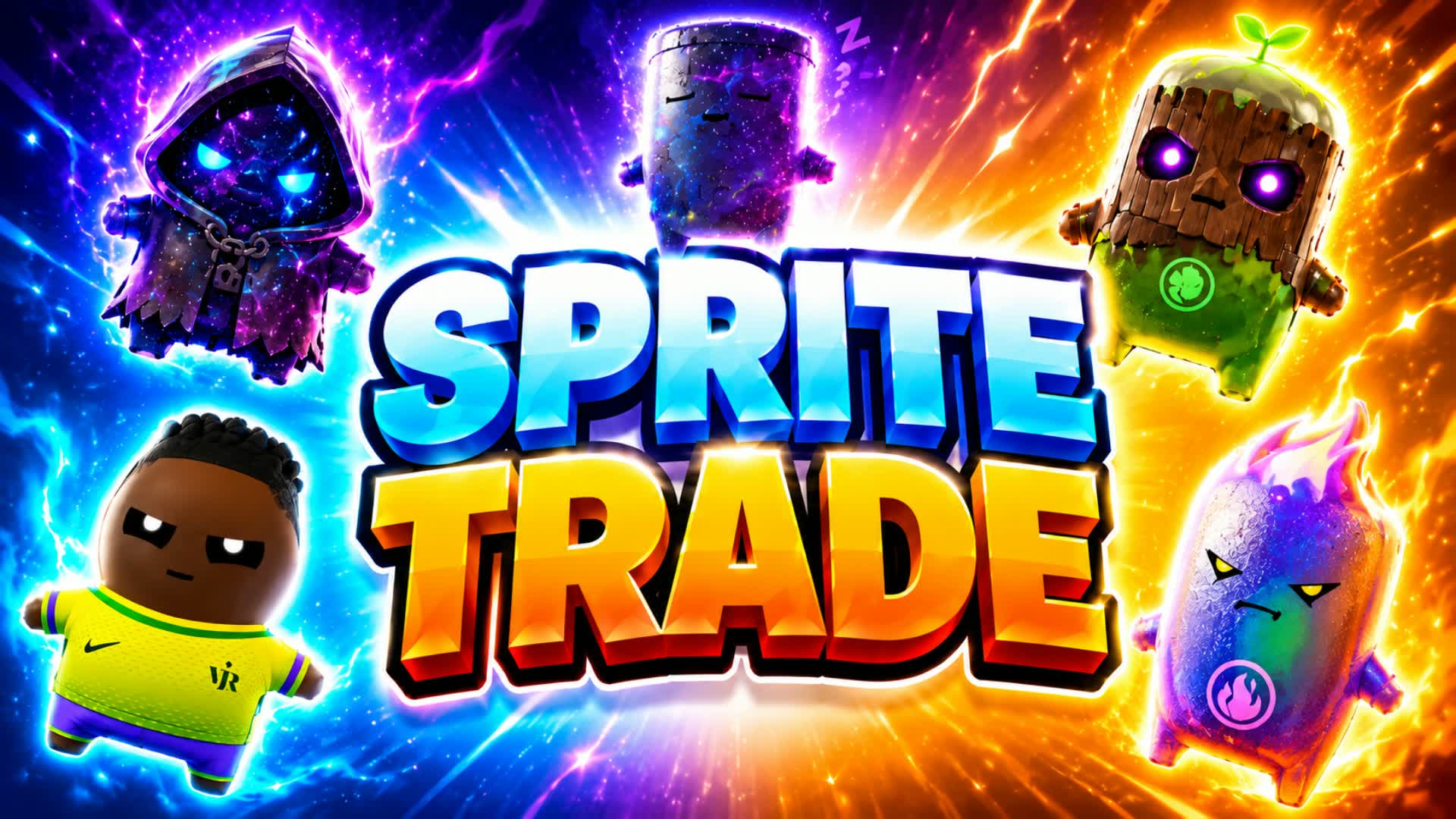 TRADE SPRITE - SWAP THE SPRITES — Fortnite Creative map