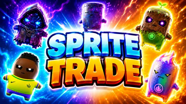 TRADE SPRITE - SWAP THE SPRITES — Fortnite Creative map cover art