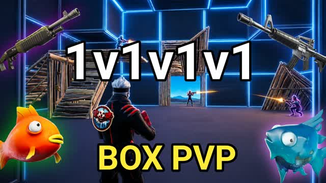 MINI BOX PVP 1v1v1v1 — Fortnite Creative map