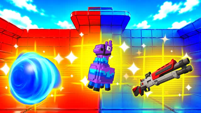 RED VS BLUE EASY DOES IT 🔴🔵 — Fortnite Creative map