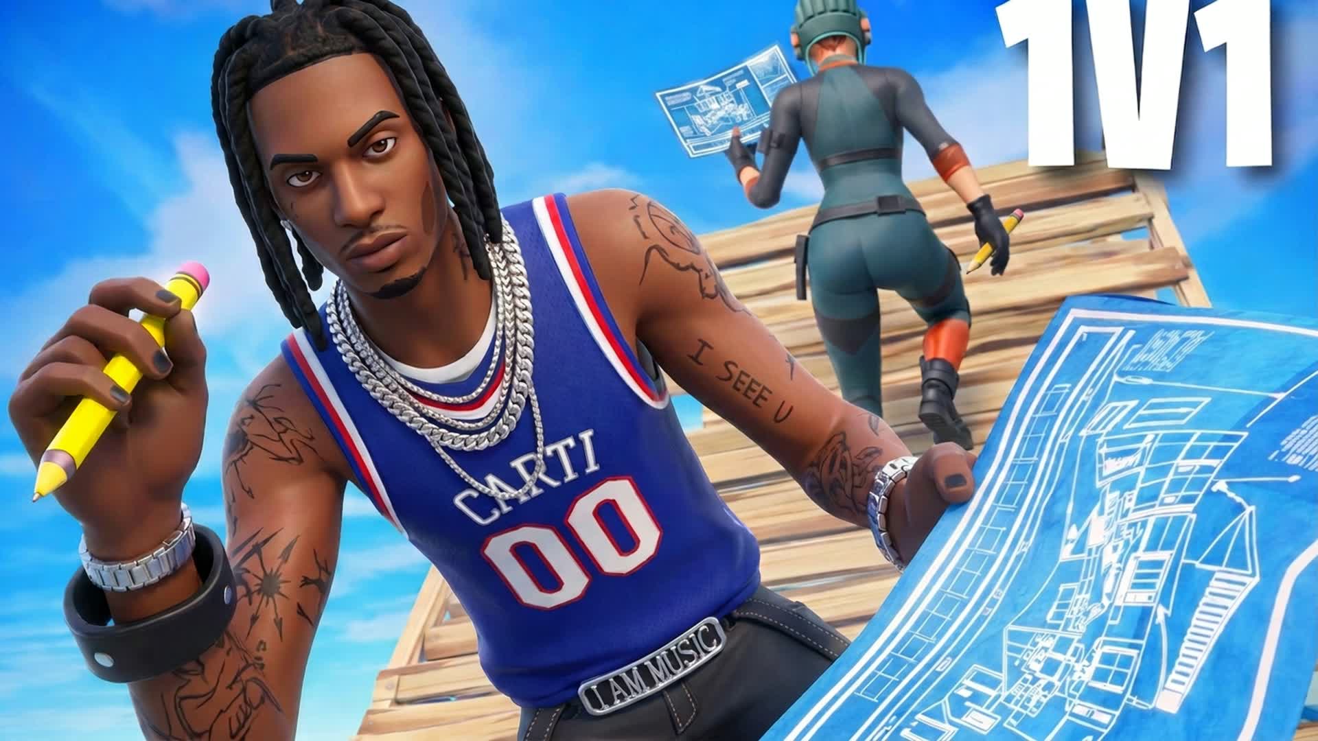 1V1 ASTRO STONE — Fortnite Creative map