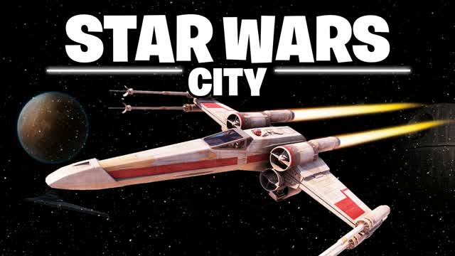 STAR WARS CITY - DRIVE ROAD FFA🏙️ — Fortnite Creative map cover art