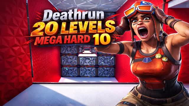 Deathrun 20 levels mega hard 10 — Fortnite Creative map