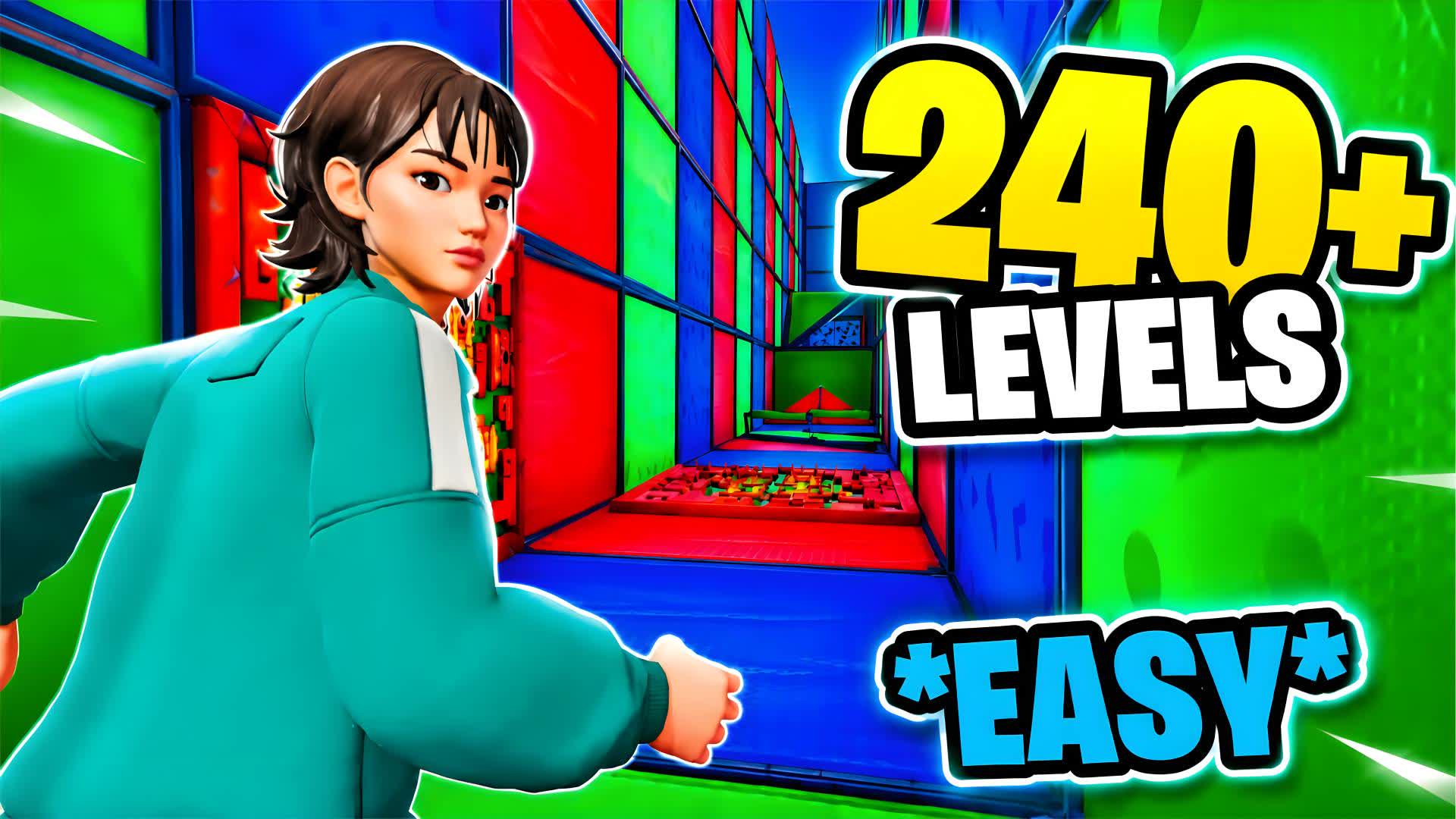 SQUIDGAME EASY PARKOUR 240+🦑[0670] — Fortnite Creative map
