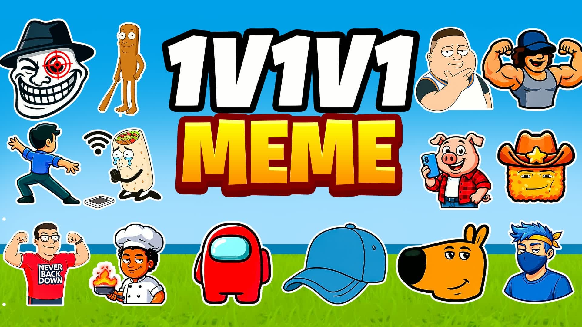 1V1 1V1V1 MEME — Fortnite Creative map