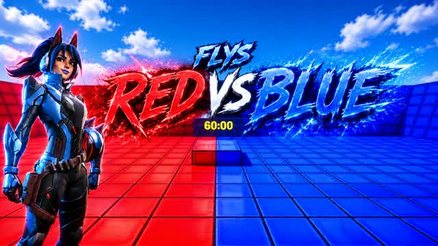 Flys Red Vs Blue — Fortnite Creative map