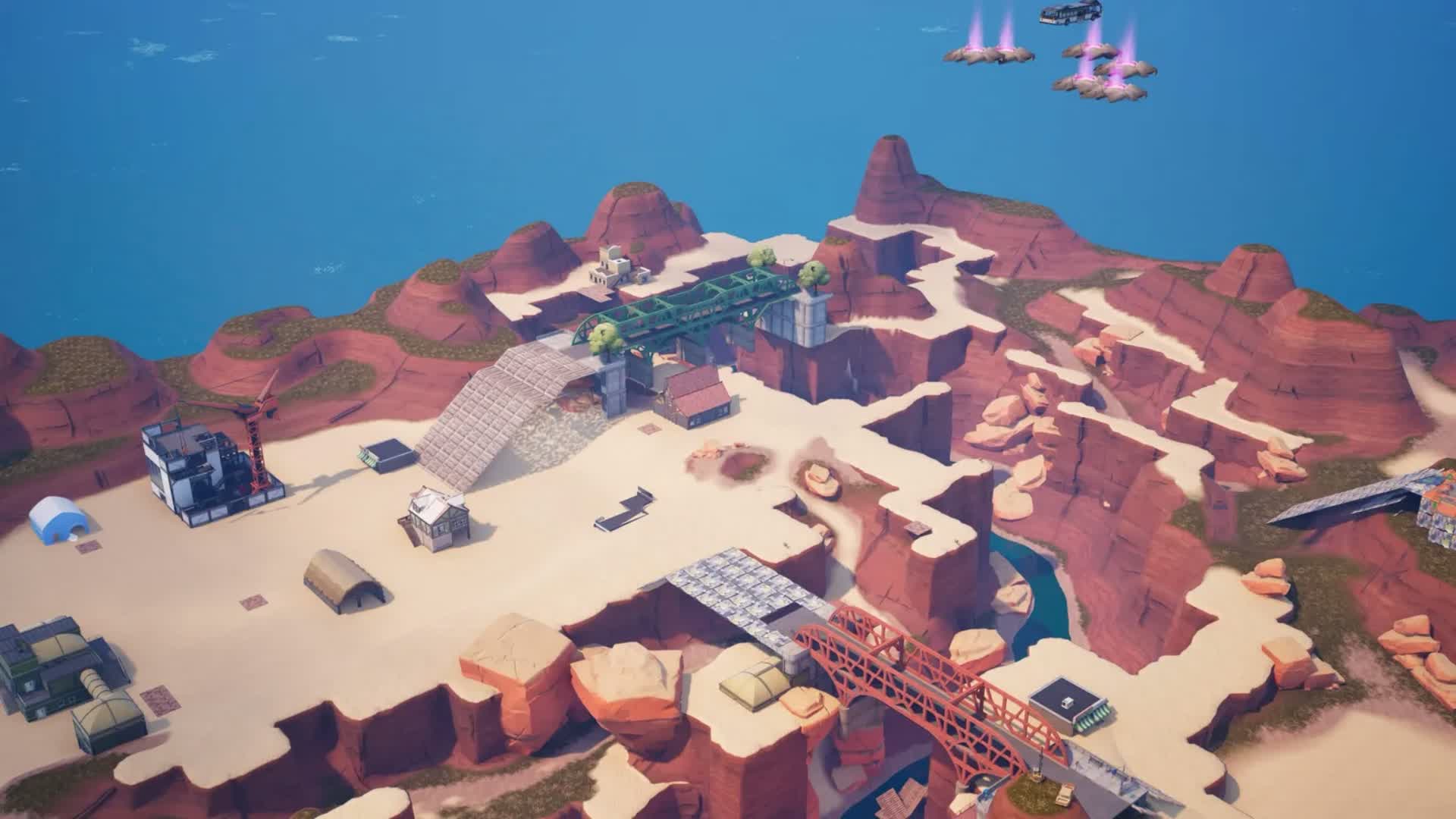 Canyon battle royal — Fortnite Creative map