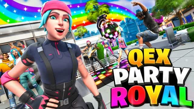 QEX PARTY ROYAL — Fortnite Creative map cover art