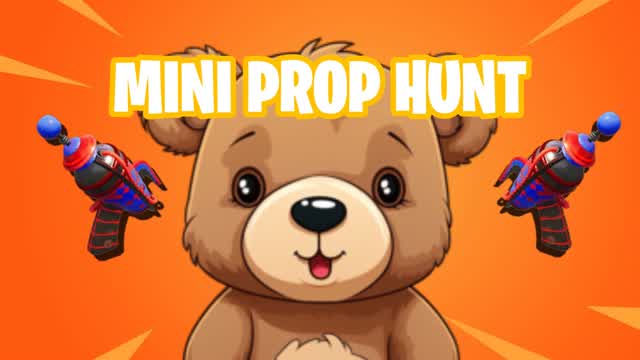 MINI PROP HUNT 🧸 — Fortnite Creative map cover art