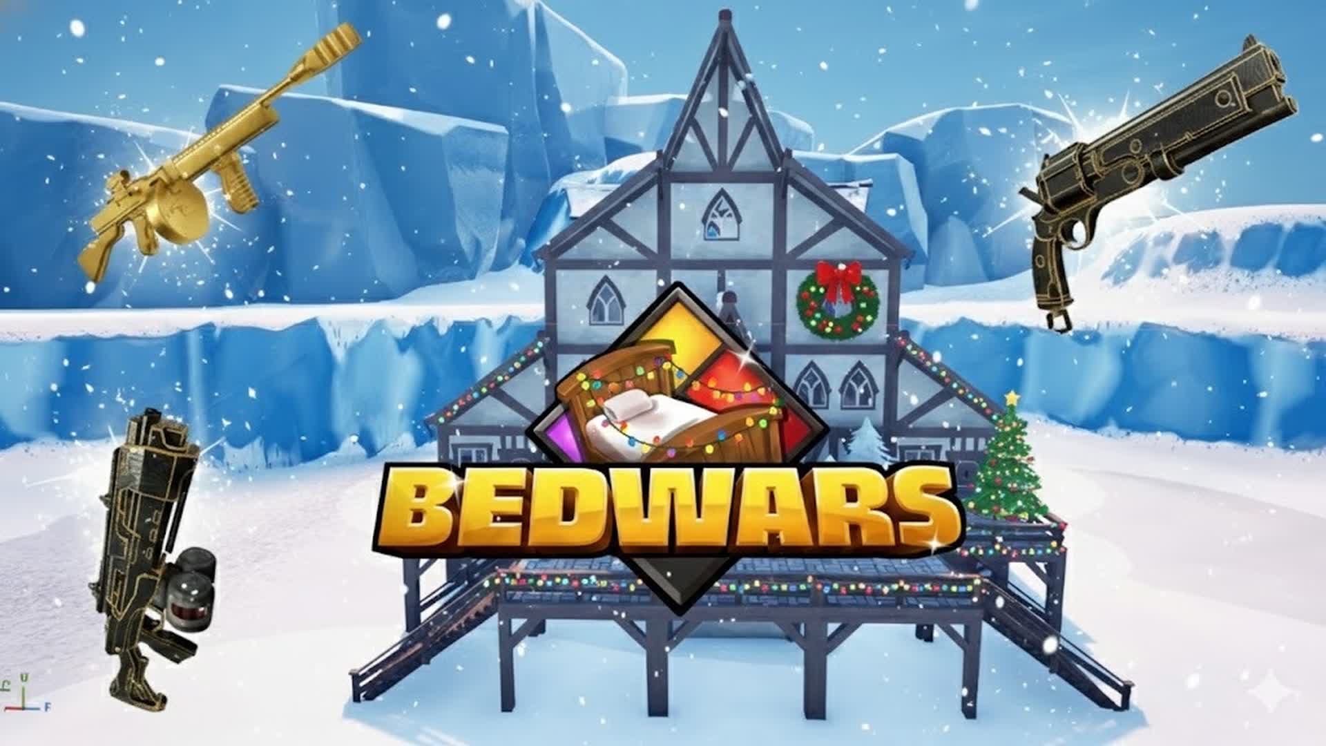 Winter Bed Wars — Fortnite Creative map