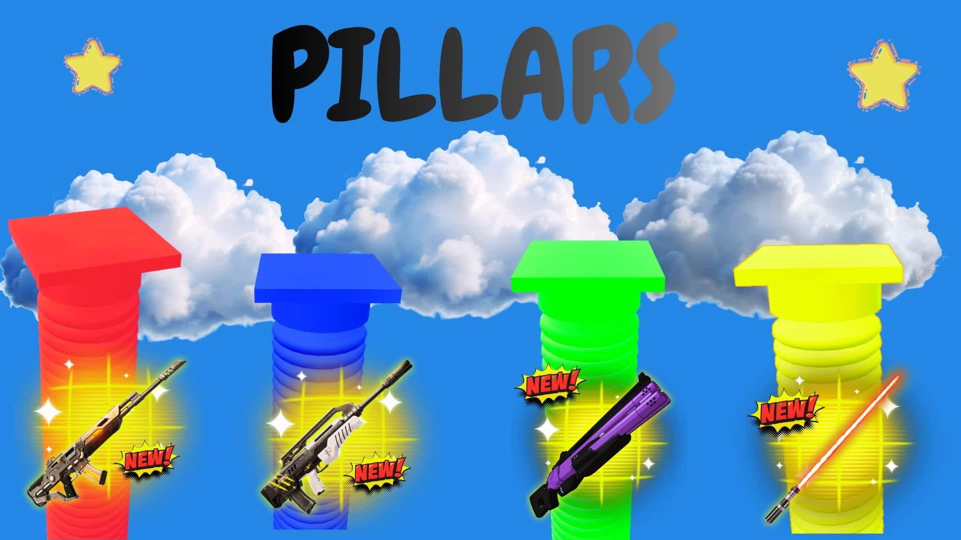CLOUD PILLARS — Fortnite Creative map