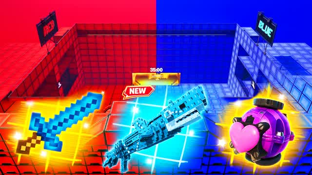 SIDEKICK RED VS BLUE🔴🔵 — Fortnite Creative map