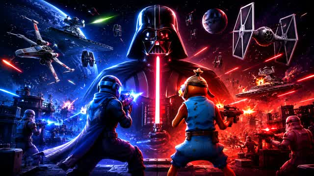 STAR WARS COMBAT ARENA — Fortnite Creative map cover art