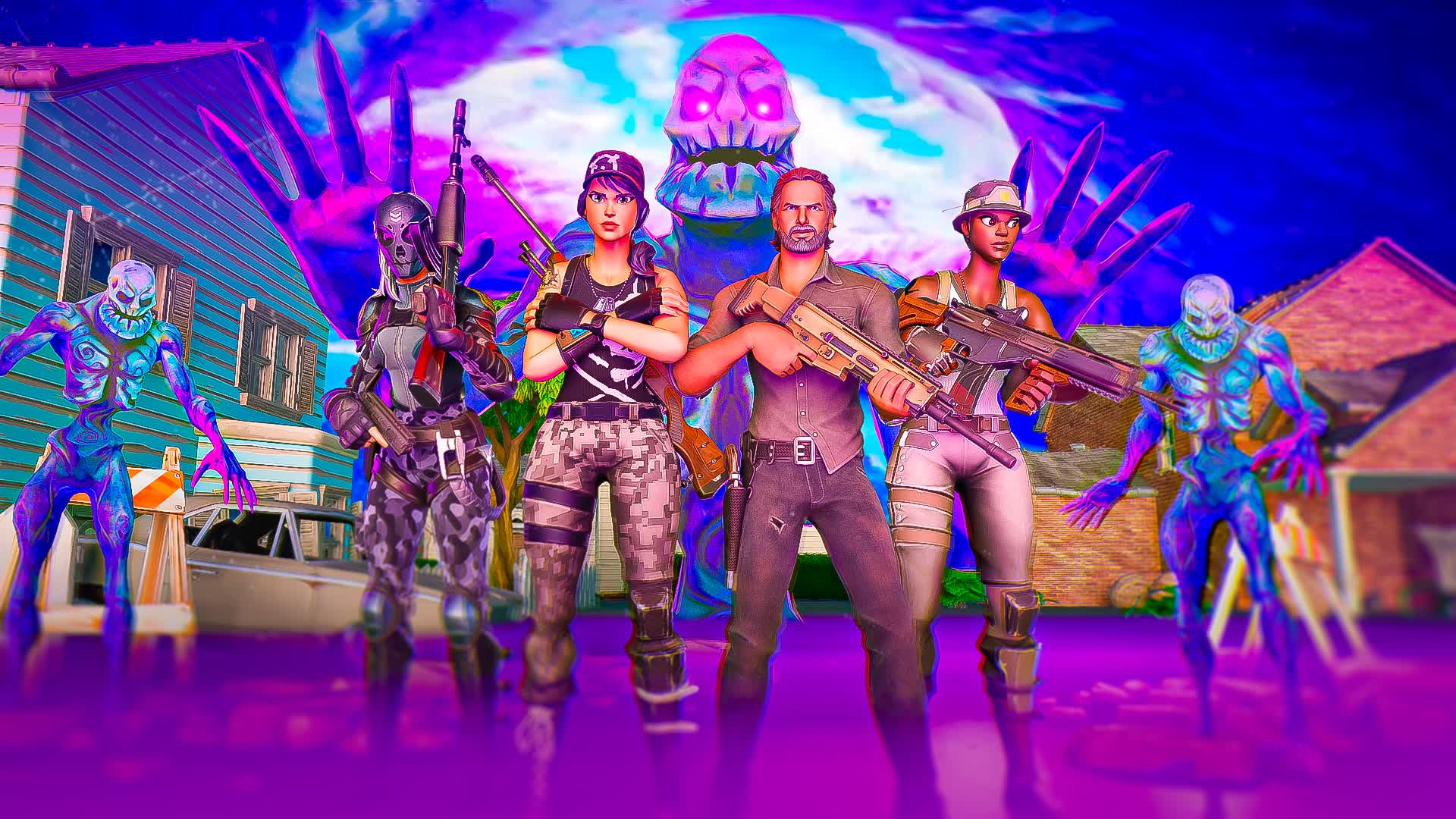 ZOMBIE BUSTERS — Fortnite Creative map