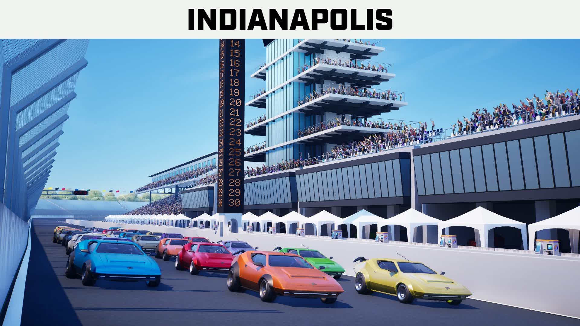 Indy Racing - Indianapolis (Oval) 🏁 — Fortnite Creative map