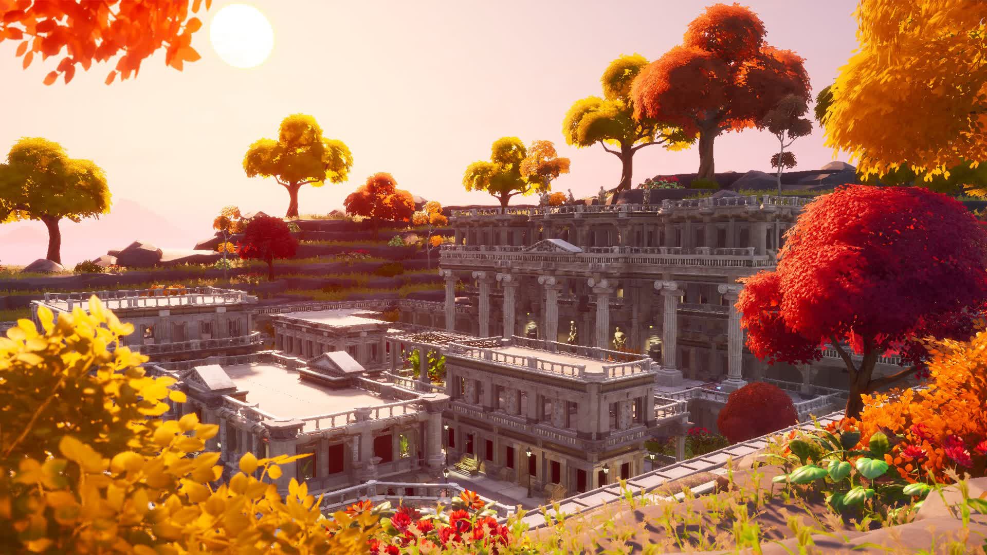 Ancient City - Gun Game — Fortnite Creative map cover art