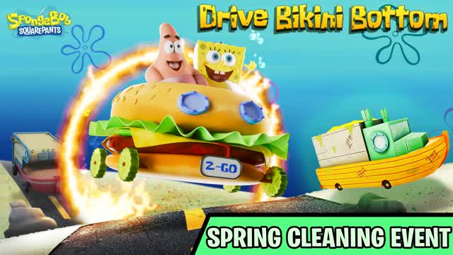Drive Bikini Bottom [SpongeBob] — Fortnite Creative map