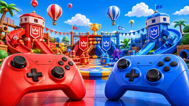 Red vs Blue 🎮 Power Play Adventure — Fortnite Creative map