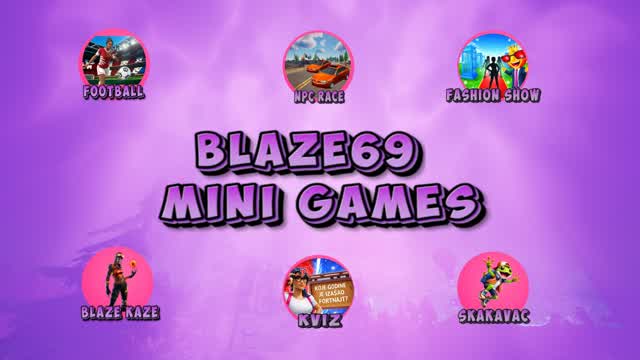 BLAZE69. MINI GAMES — Fortnite Creative map