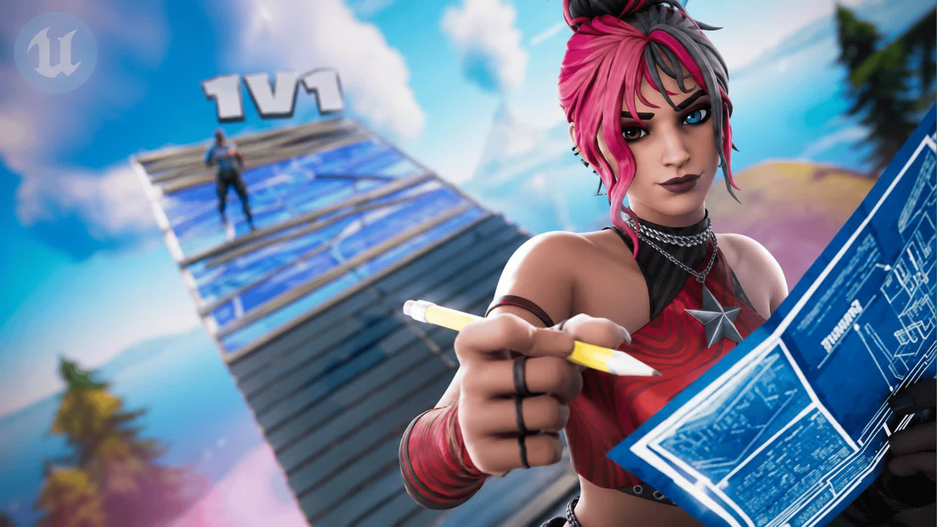 1v1 Build Fights 📝 [ROHANFN] — Fortnite Creative map