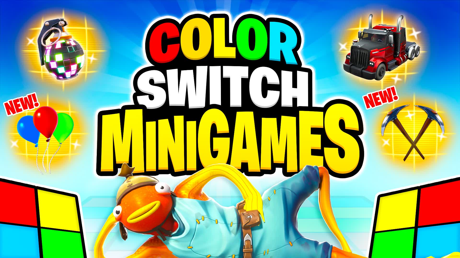 Color Switch Minigames — Fortnite Creative map