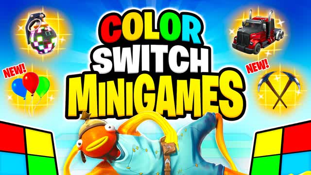 Color Switch Minigames — Fortnite Creative map