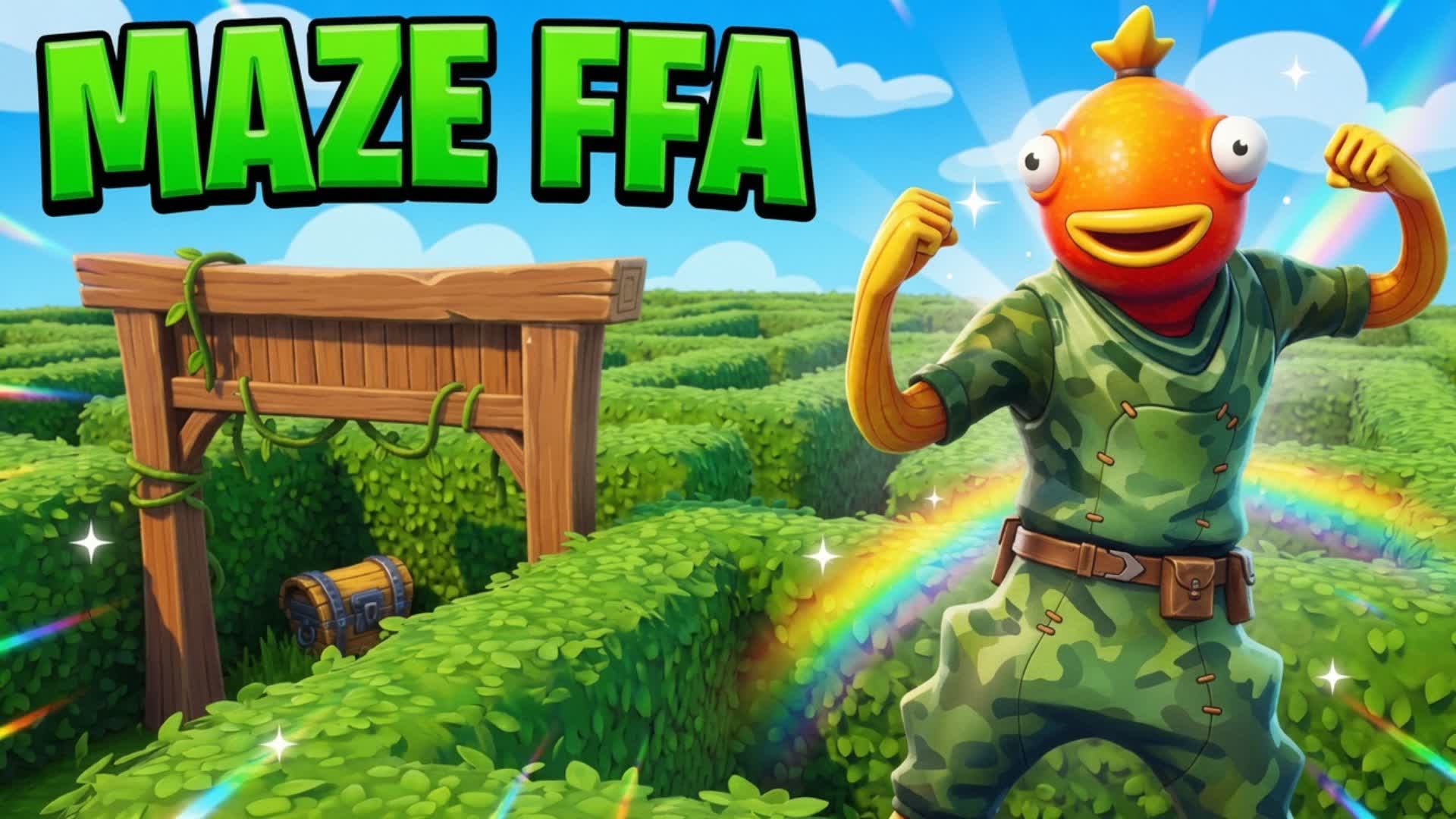 MAZE FFA — Fortnite Creative map