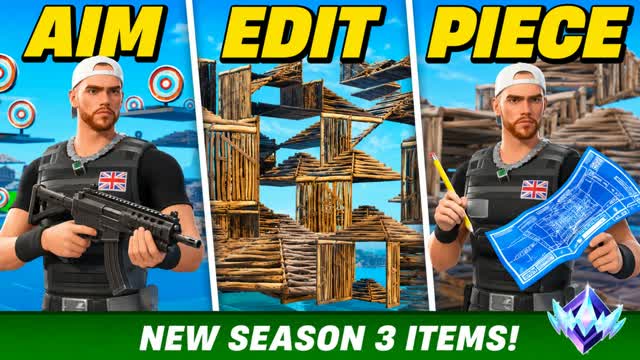 🎯PRACTICE HUB Aim Edit Piece 1v1🎯 — Fortnite Creative map cover art