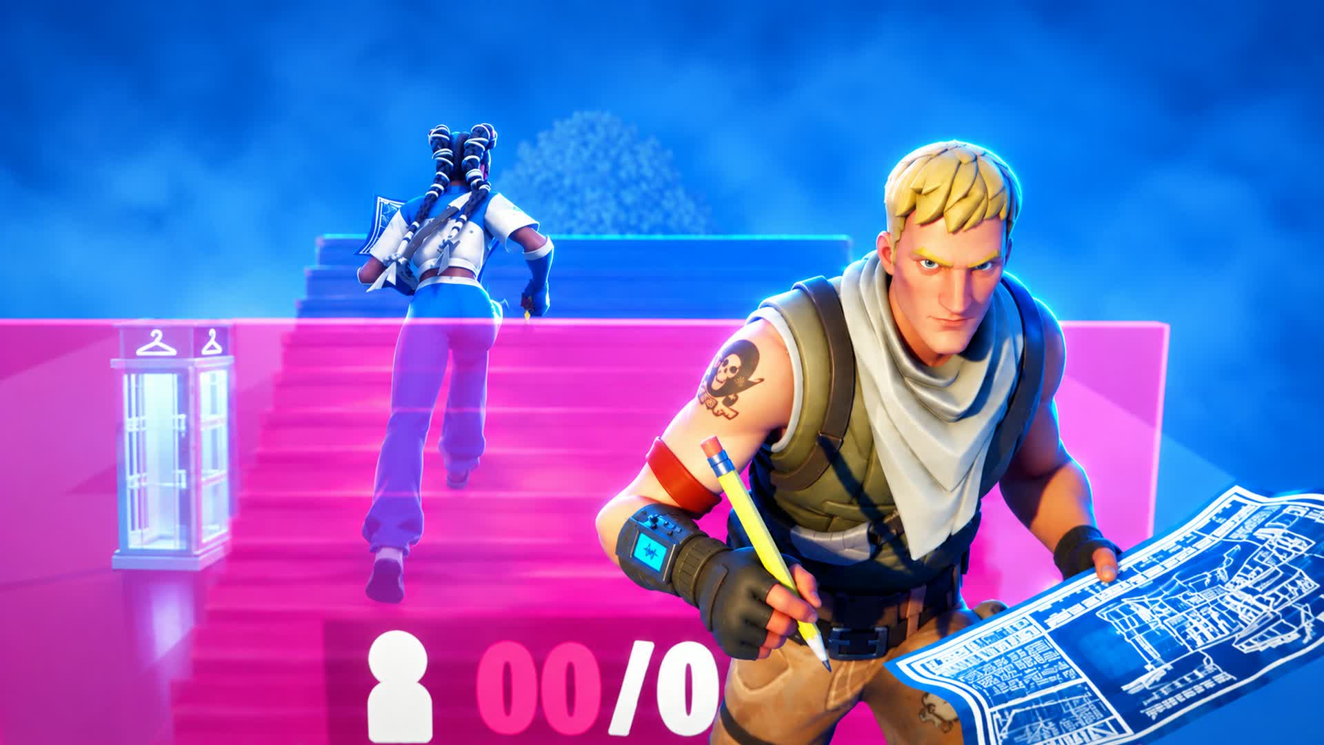 FOGGY 1V1 🌫️ — Fortnite Creative map