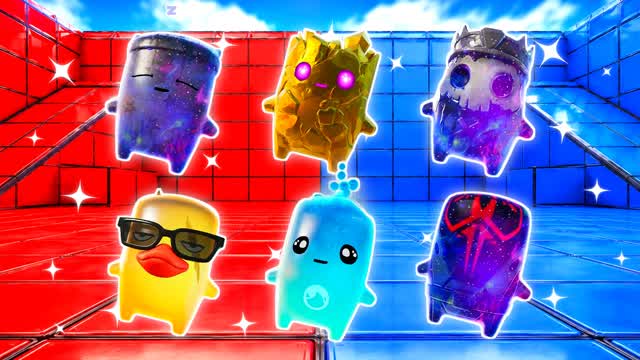 RED VS BLUE STAY RESOLUTE 🔴🔵 — Fortnite Creative map cover art