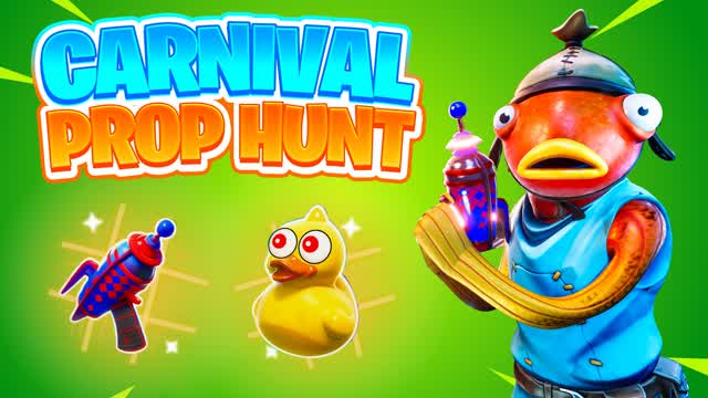 Halloween carnival - Prop Hunt🎪 — Fortnite Creative map cover art
