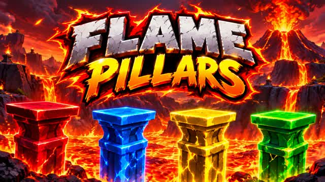 FLAME PILLARS — Fortnite Creative map