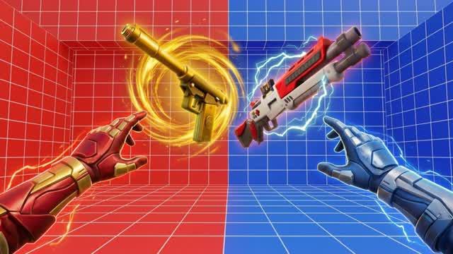 MEGARIDE Red vs Blue — Fortnite Creative map